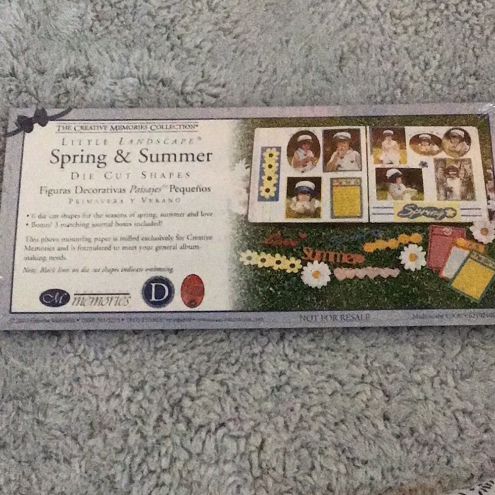 Creative Memories Little Landscape Spring & Summer Die Cut Shapes - Picture 3 of 3